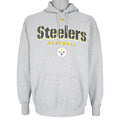 NFL (Lee)- Pittsburgh Steelers Hooded Sweatshirt 1990s X-Large Vintage Retro