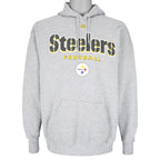 NFL (Lee)- Pittsburgh Steelers Hooded Sweatshirt 1990s X-Large Vintage Retro