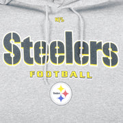 NFL (Lee)- Pittsburgh Steelers Hooded Sweatshirt 1990s X-Large Vintage Retro