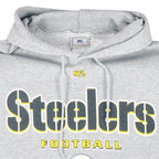 NFL (Lee)- Pittsburgh Steelers Hooded Sweatshirt 1990s X-Large Vintage Retro