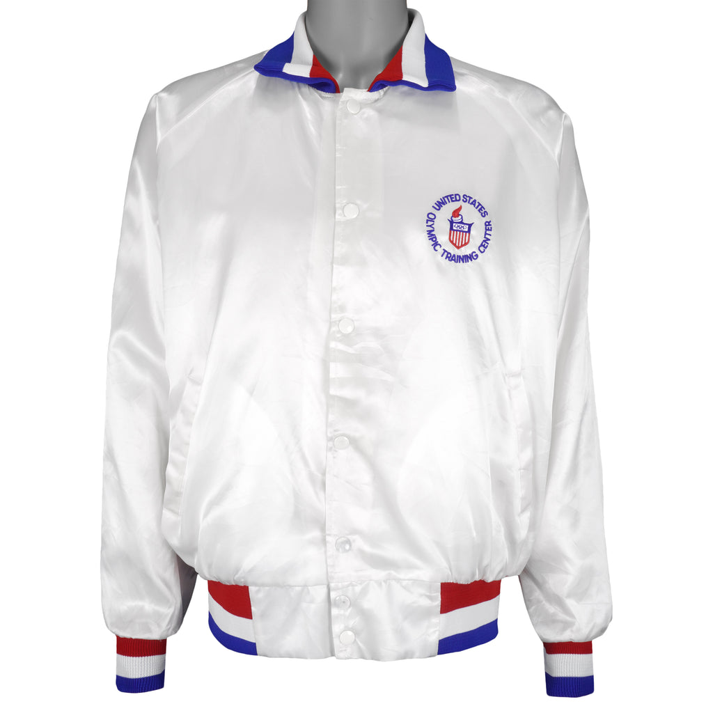 Vintage (Artex) - USA Olympics Training Embroidered Satin Jacket 1990s ...