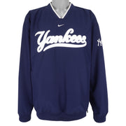 Nike - New York Yankees Pullover Windbreaker 1990s X-Large Vintage Retro Baseball