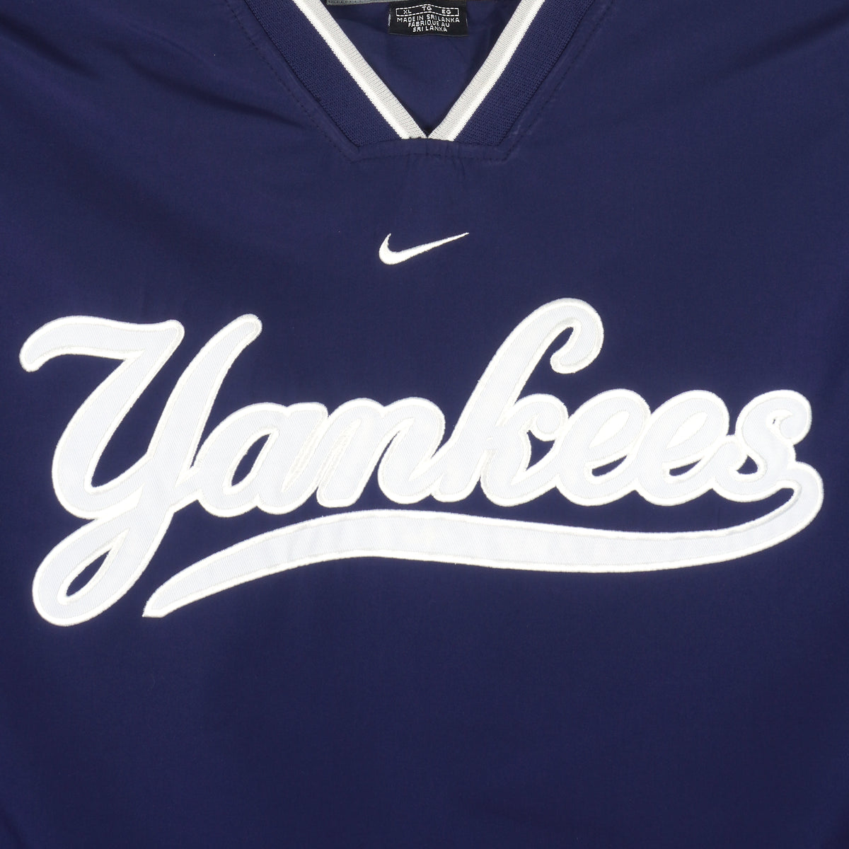 Nike - New York Yankees Pullover Windbreaker 1990s X-Large Vintage Retro Baseball
