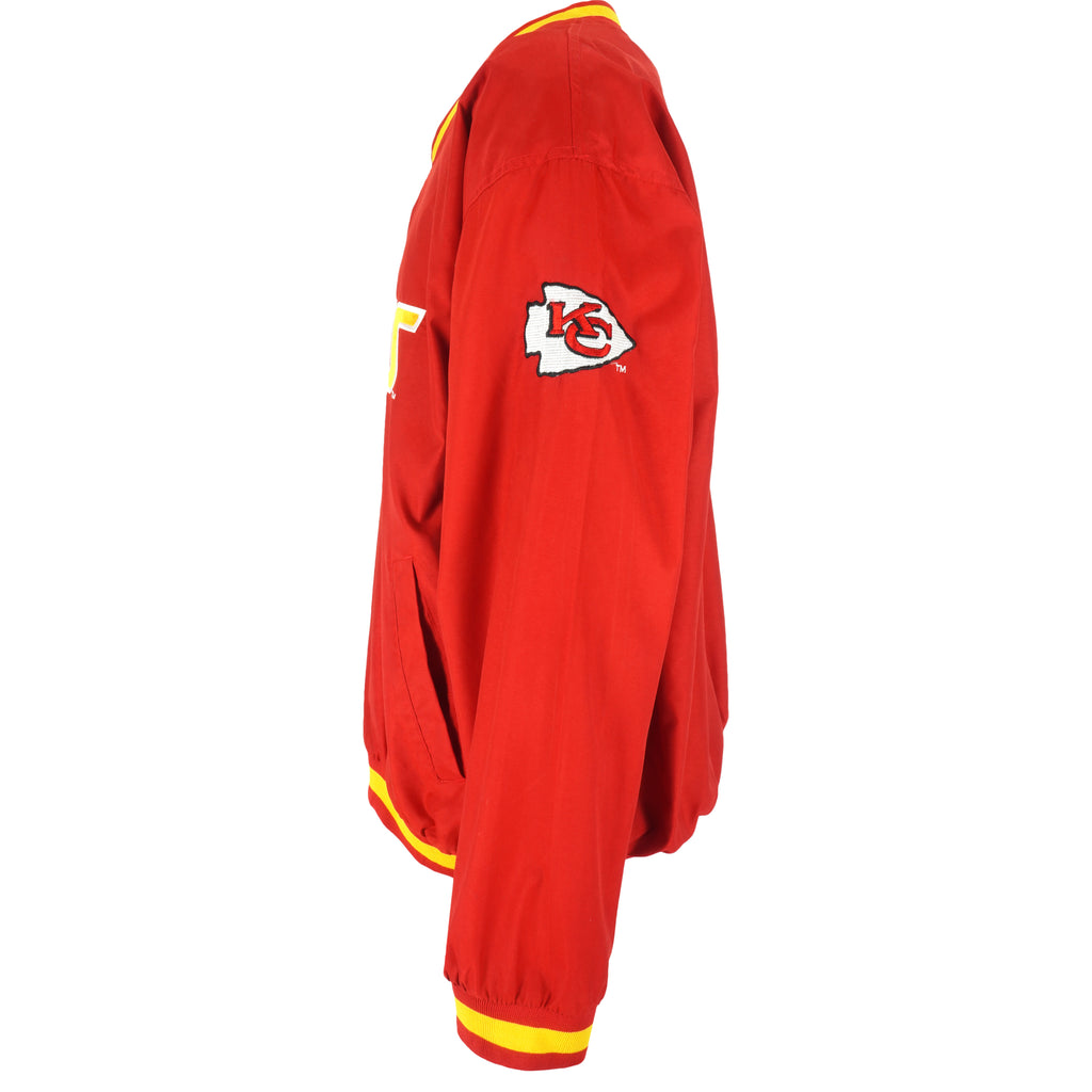 Reebok - Kansas City Chiefs Pullover Windbreaker 1990s Large Vintage Retro Football