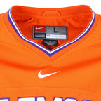 Nike - Orange Clemson Tigers Embroidered Windbreaker 1990s Large Vintage Retro College