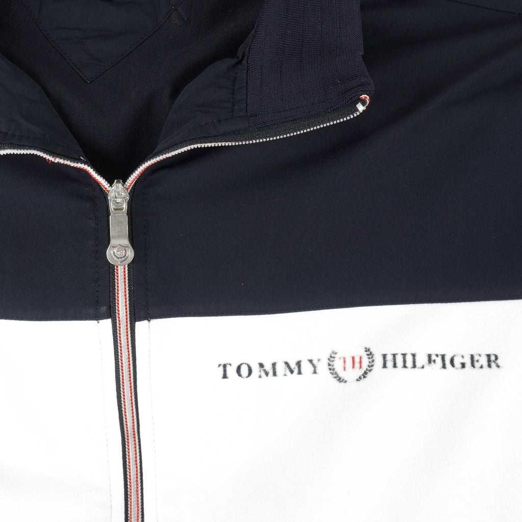 Tommy Hilfiger - Embroidered Zip-Up Jacket X-Large Vintage Retro