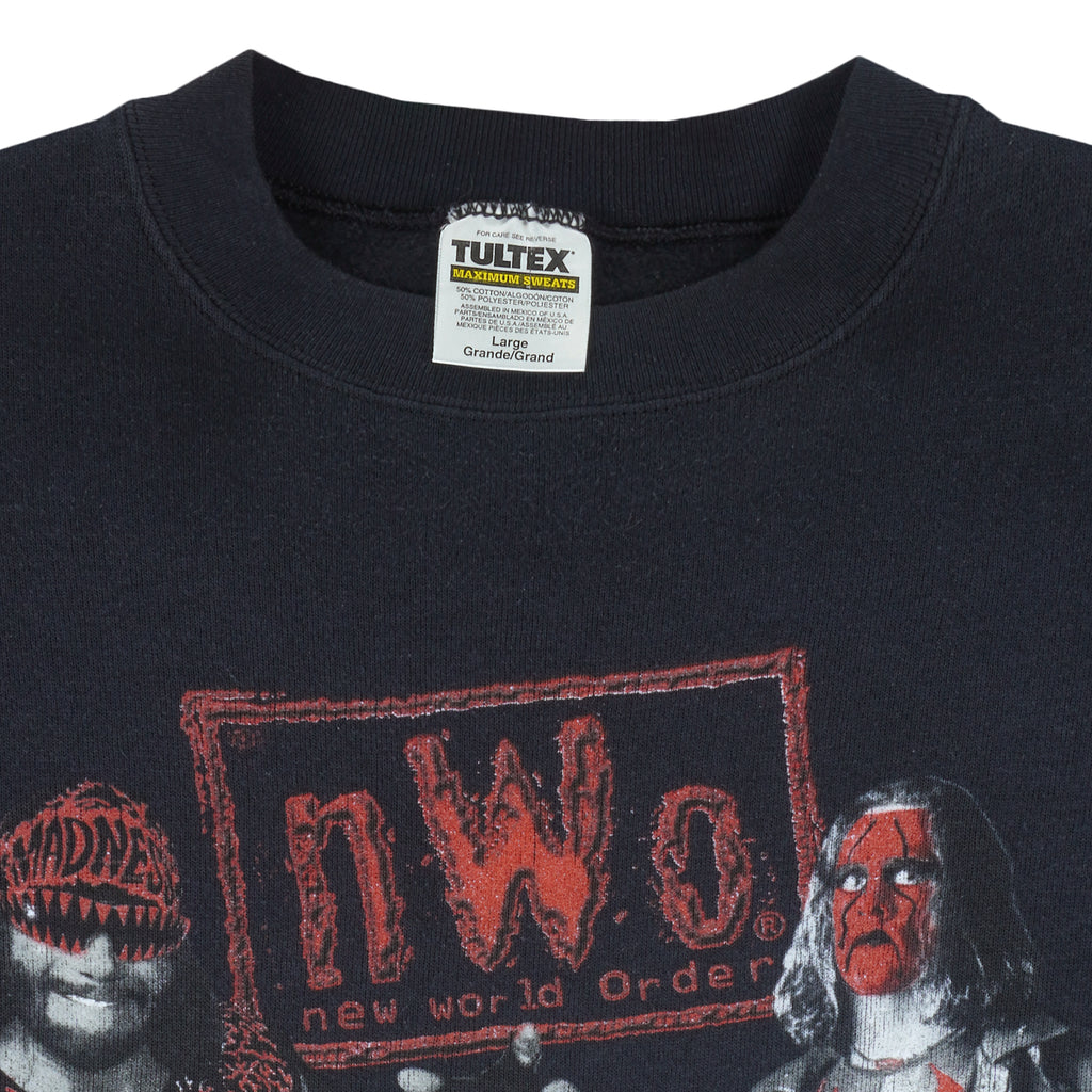 Vintage (Tultex) - NWO, Run With The Pac Crew Neck Sweatshirt 1998 Large Vintage Retro