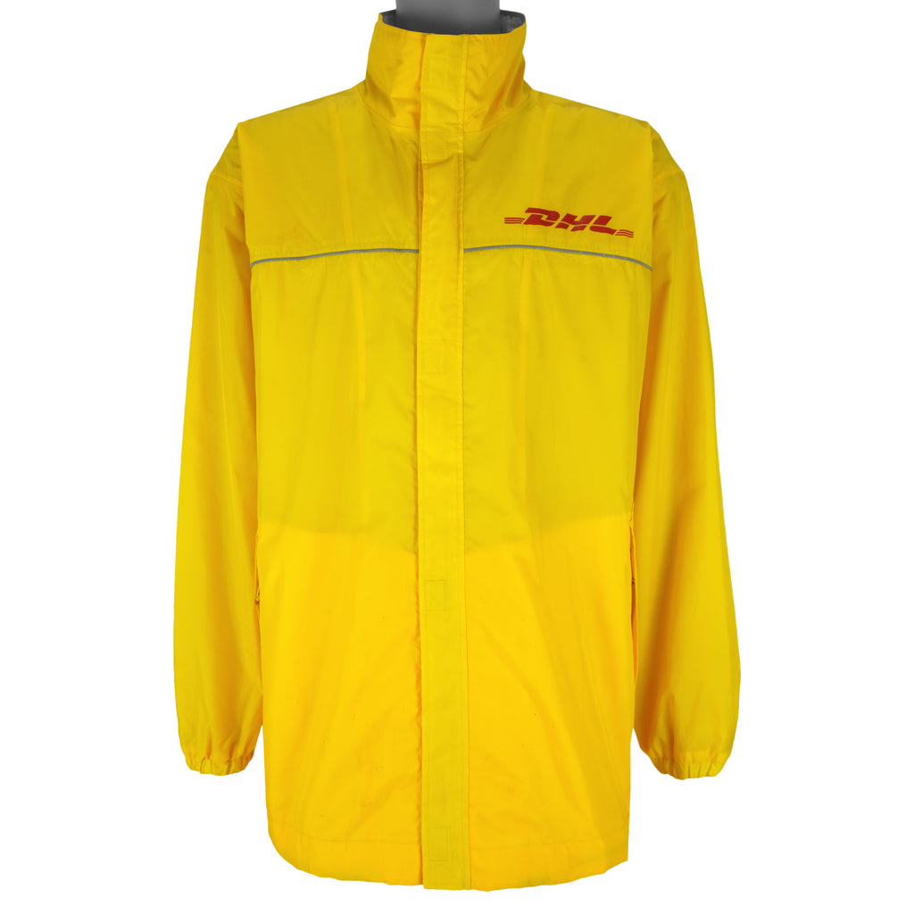Vintage - Yellow DHL Spell-Out Jacket 1990s Large Vintage Retro