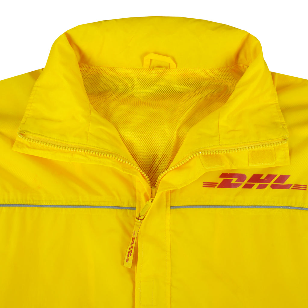 Vintage - Yellow DHL Spell-Out Jacket 1990s Large Vintage Retro