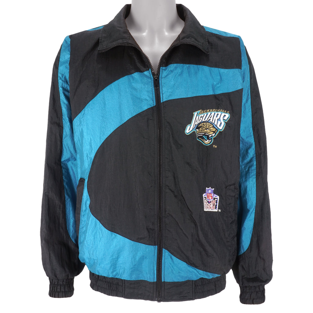 NFL (Pro Player) - Jacksonville Jaguars Zip-Up Windbreaker 1990s Small Vintage Retro Football
