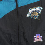 NFL (Pro Player) - Jacksonville Jaguars Zip-Up Windbreaker 1990s Small Vintage Retro Football