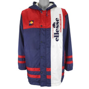 Ellesse - Brillante Tennis Italiano Hooded Warm Jacket 1990s Large Vintage Retro