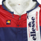 Ellesse - Brillante Tennis Italiano Hooded Warm Jacket 1990s Large Vintage Retro