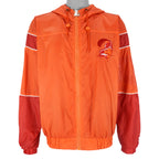Starter - Tampa Bay Buccaneers Hooded Windbreaker 1990s Large Vintage Retro Football