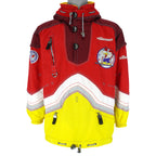 Ellesse - Red EFS France Cocorico Hooded Ski Jacket 1990s Large Vintage Retro
