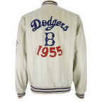 MLB - Brooklyn Dodgers Zip-Up Reversible Jacket 1990s Medium Vintage Retro Baseball
