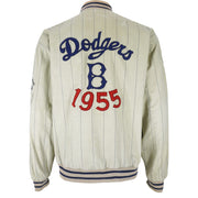 MLB - Brooklyn Dodgers Zip-Up Reversible Jacket 1990s Medium Vintage Retro Baseball