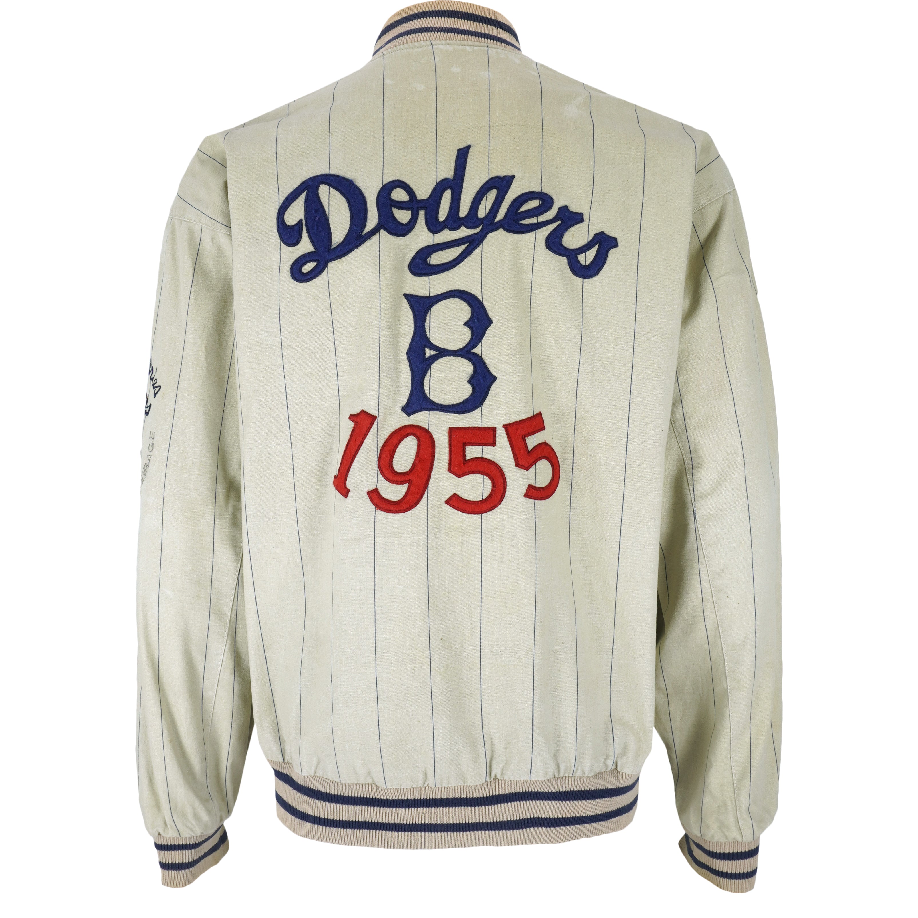 MLB - Brooklyn Dodgers Zip-Up Reversible Jacket 1990s Medium Vintage Retro Baseball