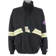 Starter - New Orleans Saints 1/4 Zip Pullover Jacket 1990s Large Vintage Retro Football