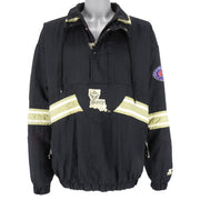 Starter - New Orleans Saints 1/4 Zip Pullover Jacket 1990s Large Vintage Retro Football