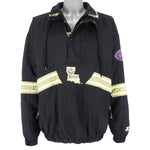 Starter - New Orleans Saints 1/4 Zip Pullover Jacket 1990s Large Vintage Retro Football
