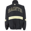 Starter - New Orleans Saints 1/4 Zip Pullover Jacket 1990s Large Vintage Retro Football