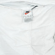 Nike - Blue & White Big Logo Reversible Jacket 1990s Large Vintage Retro