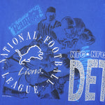 NFL (Logo 7) - Detroit Lions, NFC Champs T-Shirt 1990s Large Vintage Retro Football