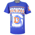 NFL - Denver Broncos Big Logo T-Shirt 1990s Large Vintage Retro Football