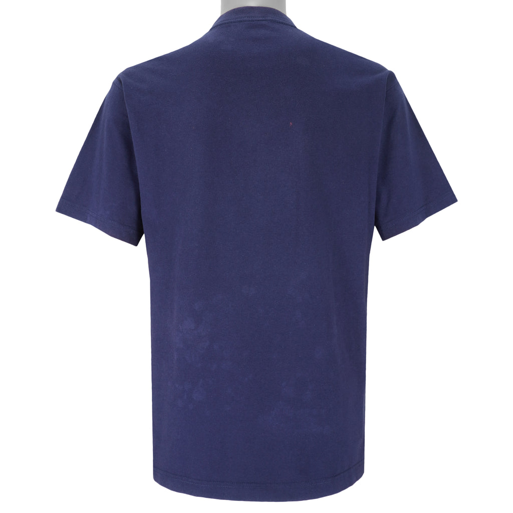 Vintage (Cotton) - Blue The Simpsons T-Shirt Large Vintage Retro