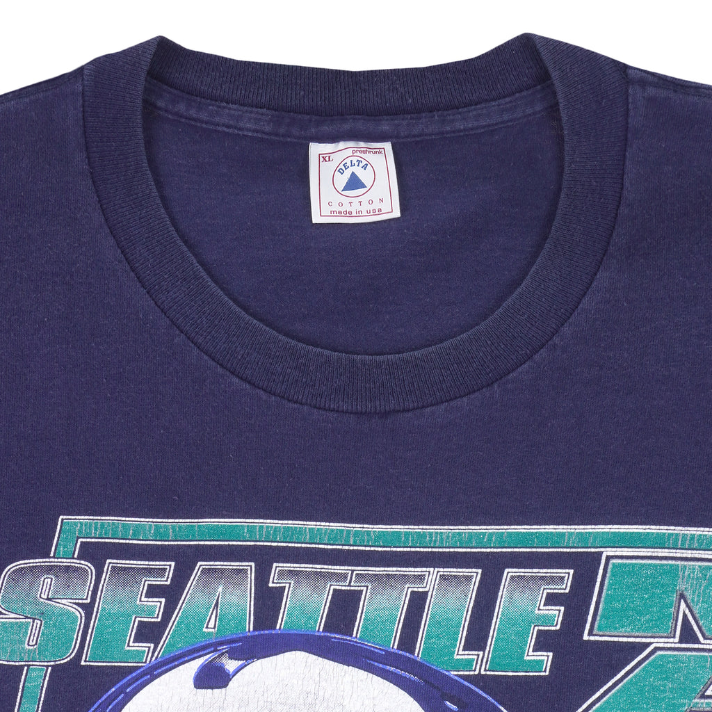 MLB (Delta) - Seattle Mariners T-Shirt 1990s X-Large Vintage Retro Baseball