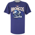 NFL - Denver Broncos Big Logo T-Shirt 1990s Large Vintage Retro Football