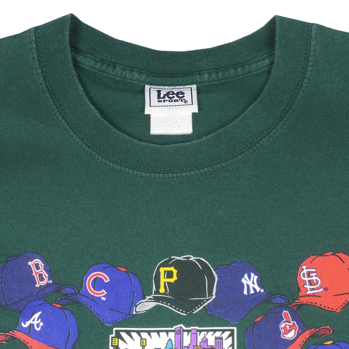 MLB (Lee) - Green All-Star Game T-Shirt 2006 Large Vintage Retro Baseball
