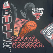 NBA - Chicago Bulls Spell-Out T-Shirt 1990s Large Vintage Retro Basketball