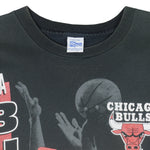 NBA - Chicago Bulls Spell-Out T-Shirt 1990s Large Vintage Retro Basketball