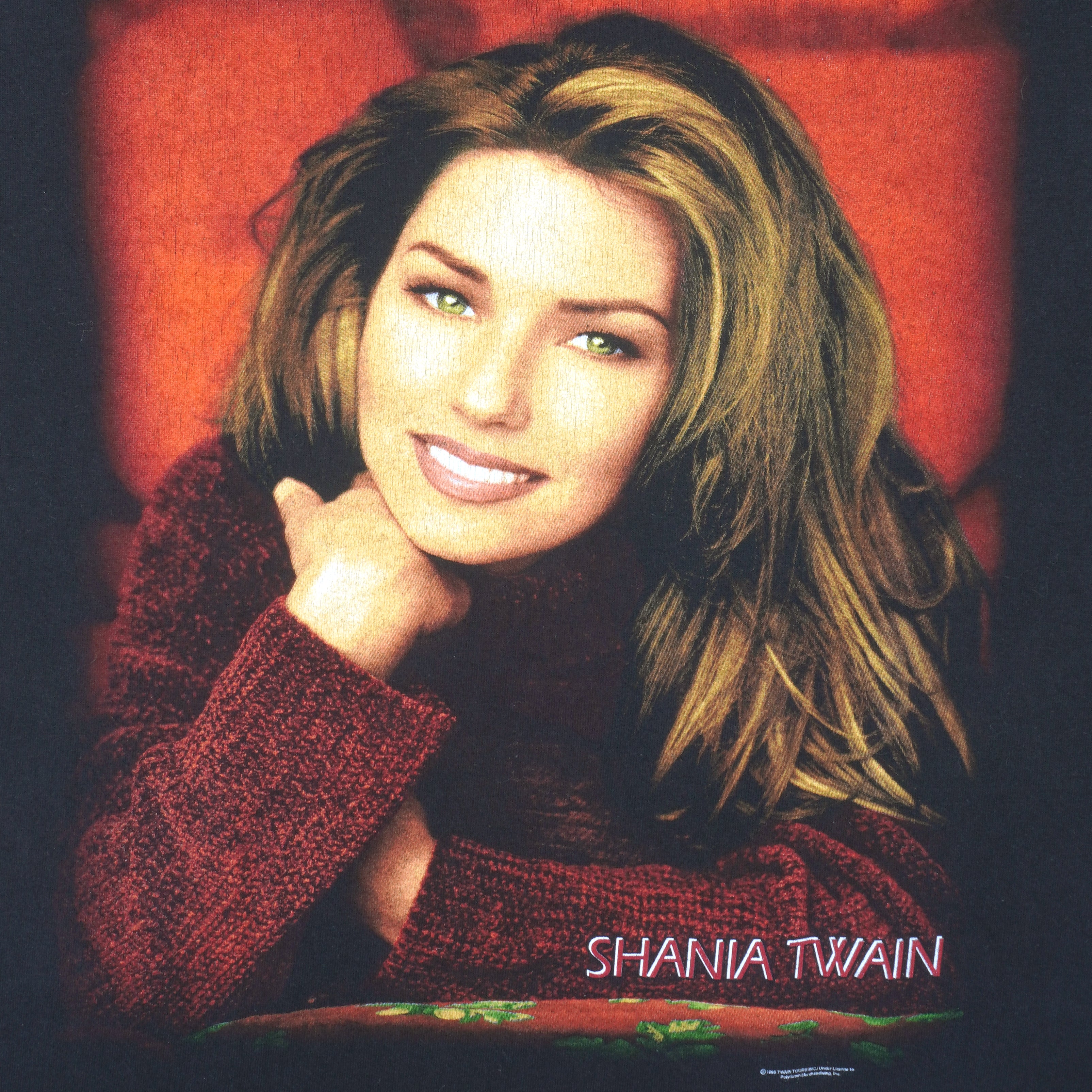 Vintage (Poly Gram) - Shania Twain T-Shirt 1988 X-Large Vintage Retro