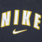 Nike - Black Big Logo & Spell-Out T-Shirt 1990s Medium Vintage Retro