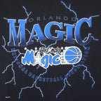 NBA (True-Fan) - Orlando Magic Big Spell-Out T-Shirt 1990s X-Large Vintage Retro Basketball
