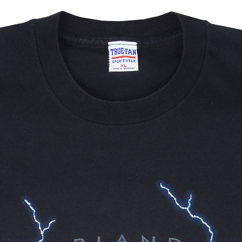 NBA (True-Fan) - Orlando Magic Big Spell-Out T-Shirt 1990s X-Large Vintage Retro Basketball