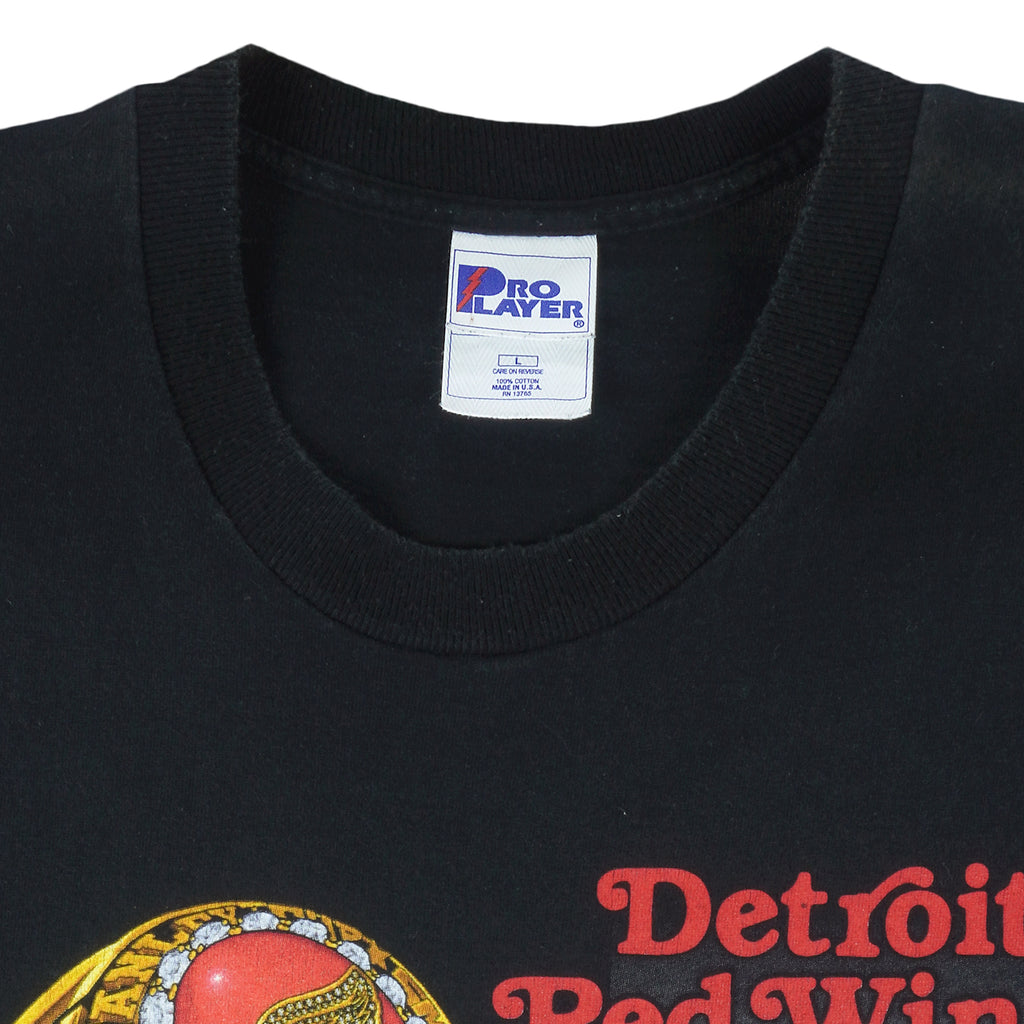 NHL - Detroit Red Wings, Stanley Cup Champs T-Shirt 1998 Large Vintage Retro Hockey