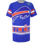 NFL (Salem) - Buffalo Bills Big Spell-Out T-Shirt 1994 X-Large Vintage Retro Football