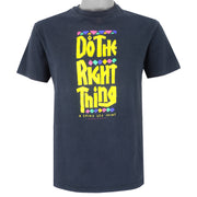 Vintage (Hanes) - Do The Right Thing T-Shirt 1980s X-Large Vintage Retro