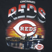 MLB (Dynasty) - Cincinnati Reds Big Logo T-Shirt 2000 X-Large Vintage Retro Baseball