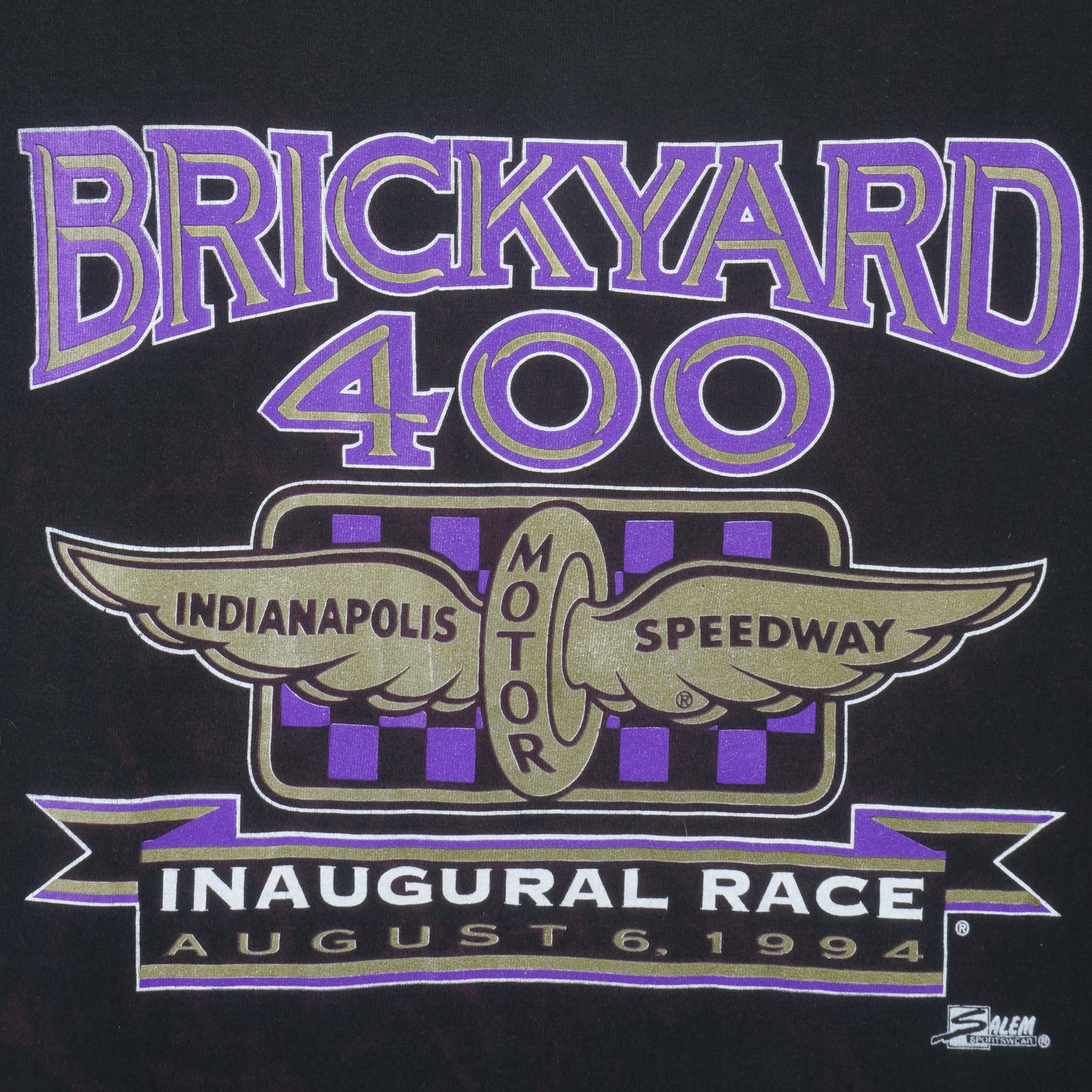 NASCAR - Brickyard 400, Indianapolis Motor Speedway T-Shirt 1994 X-Large Vintage Retro