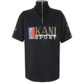 Karl Kani - Black 1/4 Zip T-Shirt 1990s X-Large Vintage Retro