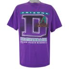 MLB (Logo 7) - Purple Arizona Diamondbacks T-Shirt 1997 XX-Large Vintage Retro Baseball