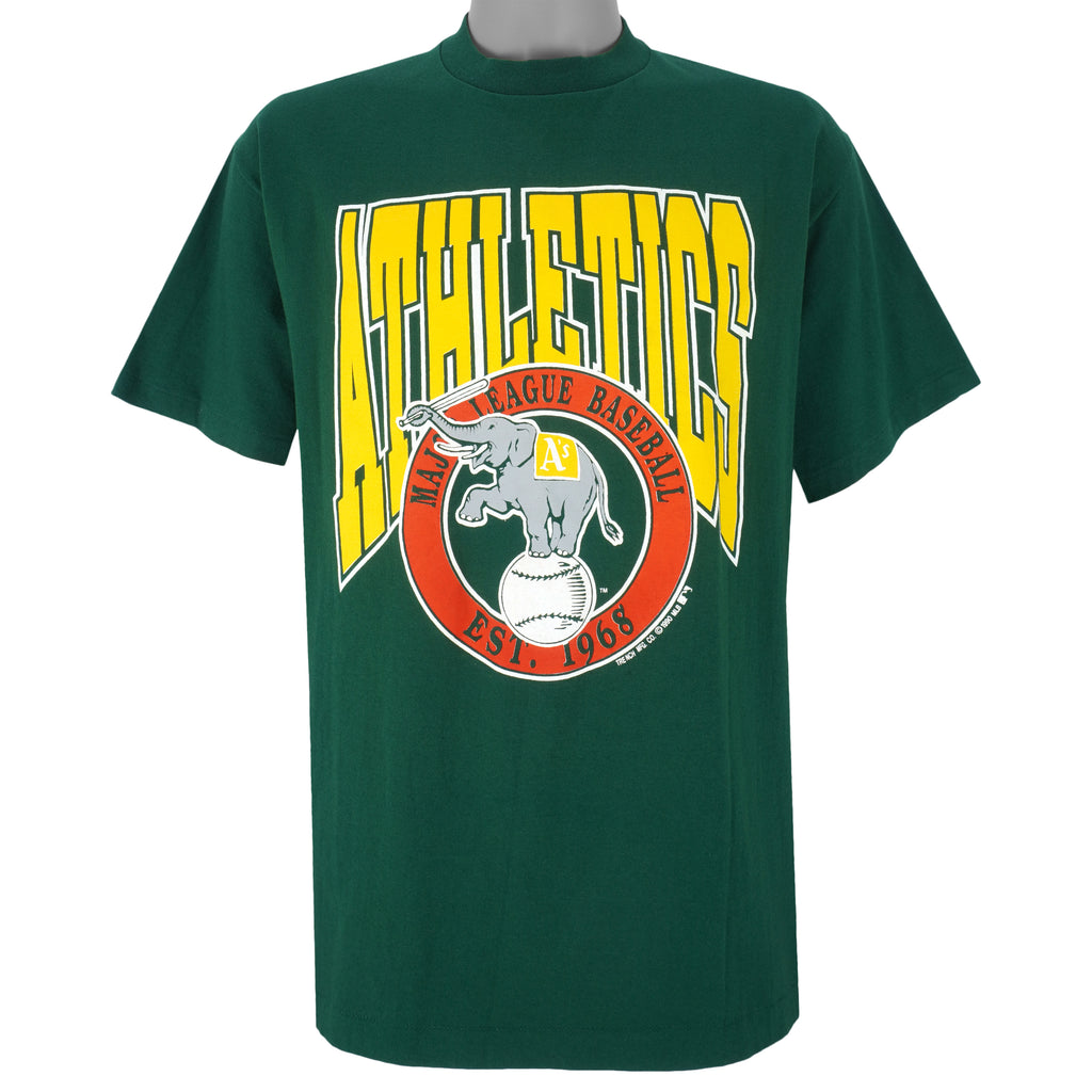 MLB (Trench) - Oakland Athletics Deadstock T-Shirt 1990 X-Large Vintage Retro Baseball