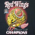NHL - Detroit Red Wings, Stanley Cup Champs T-Shirt 1997 X-Large Vintage Retro Hockey