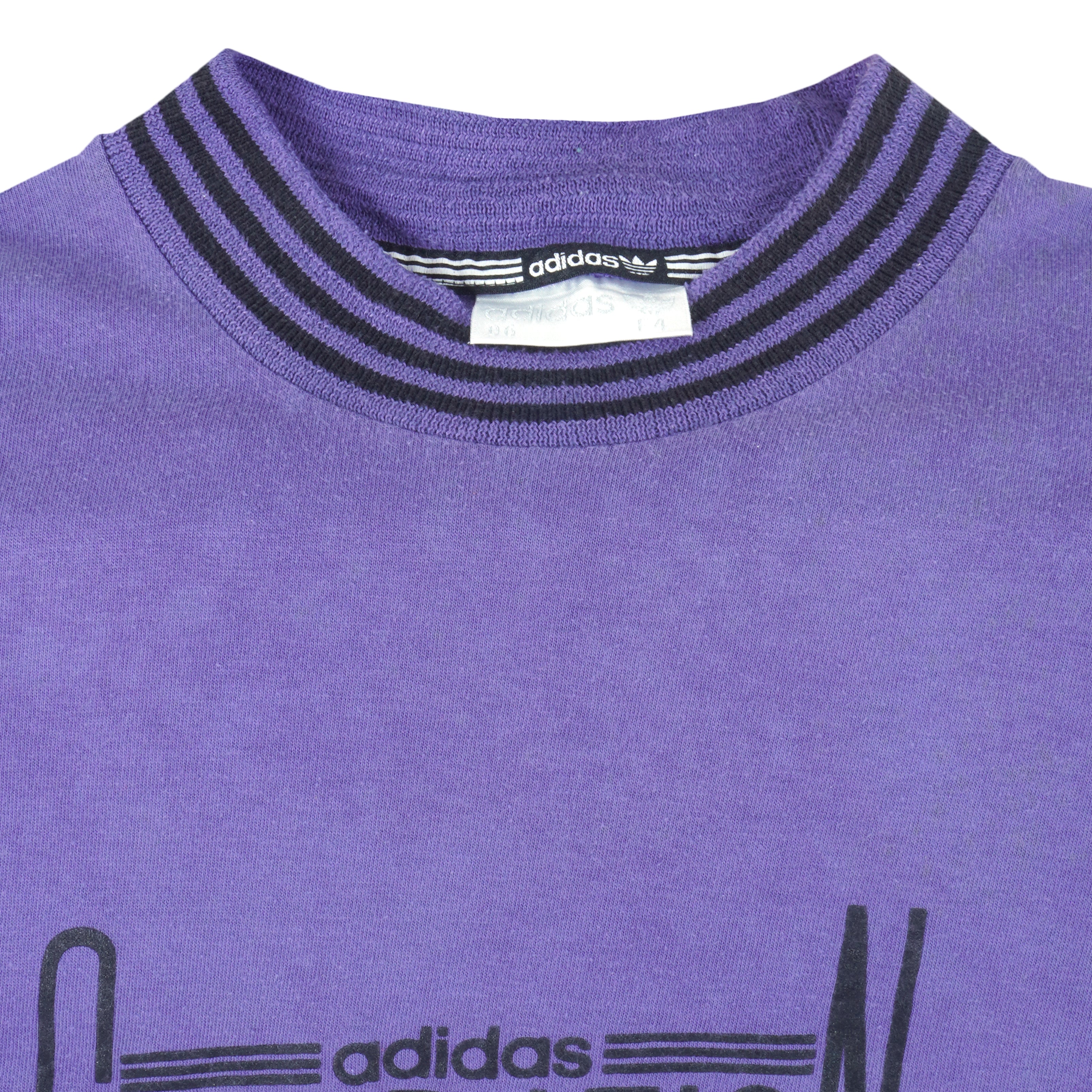 Adidas - Purple Generation T-Shirt 1990s X-Large Vintage Retro