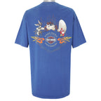 Harley Davidson - Looney Tunes Spell-Out T-Shirt 1990s XX-Large Vintage Retro